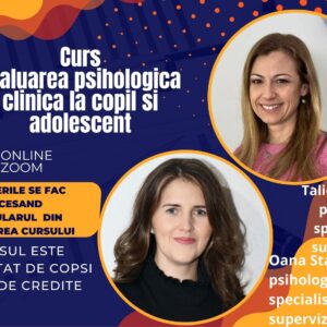 Evaluarea psihologică clinică la copii și adolescenți