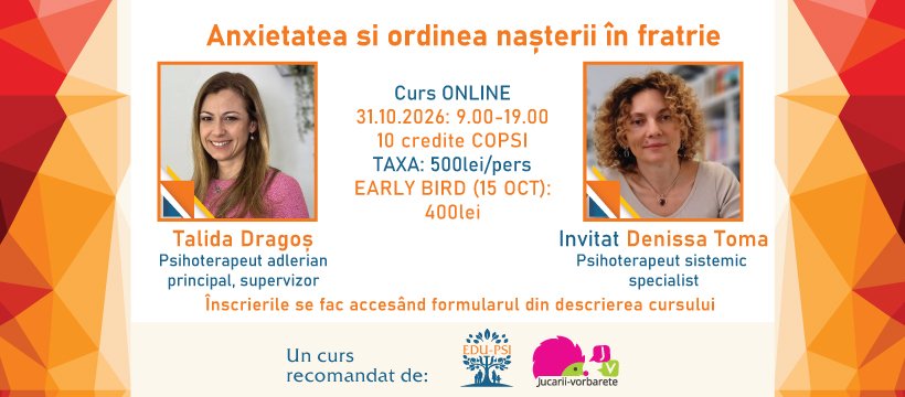Anxietatea și ordinea nașterii în fratrie